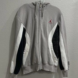 Nike Air Jordan Flight Jumpman Mens M Full Zip Hoodie Retro